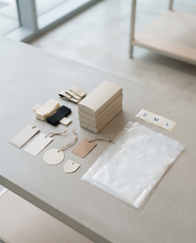Private label materials, hangtags and polybags