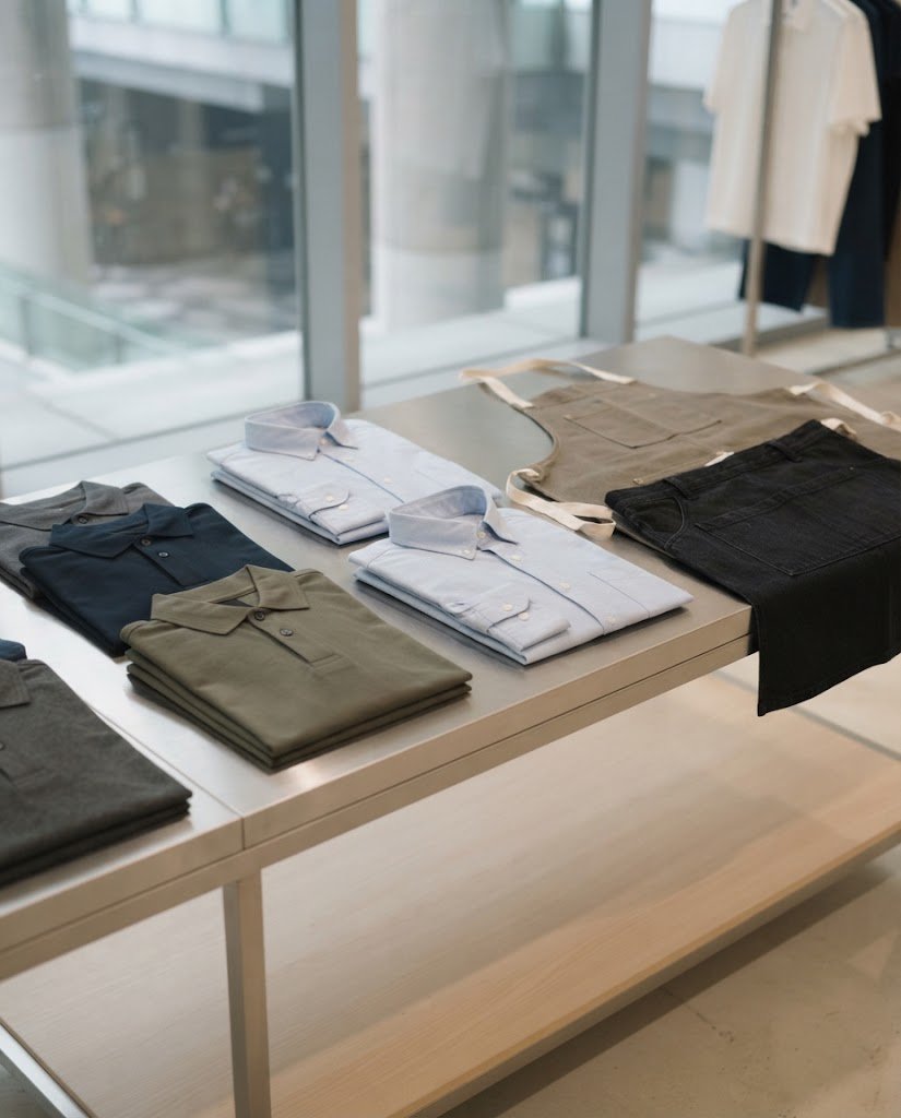 Uniform and workwear polos, oxfords and aprons